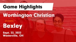 Worthington Christian  vs Bexley  Game Highlights - Sept. 22, 2022
