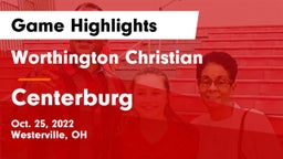 Worthington Christian  vs Centerburg Game Highlights - Oct. 25, 2022