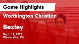 Worthington Christian  vs Bexley  Game Highlights - Sept. 14, 2023