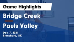 Bridge Creek  vs Pauls Valley  Game Highlights - Dec. 7, 2021