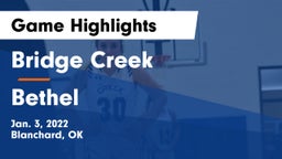 Bridge Creek  vs Bethel  Game Highlights - Jan. 3, 2022