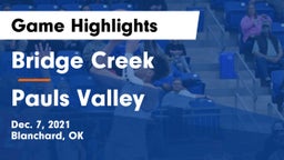 Bridge Creek  vs Pauls Valley  Game Highlights - Dec. 7, 2021