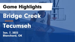Bridge Creek  vs Tecumseh  Game Highlights - Jan. 7, 2022