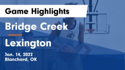 Bridge Creek  vs Lexington  Game Highlights - Jan. 14, 2022
