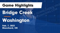 Bridge Creek  vs Washington  Game Highlights - Feb. 7, 2022