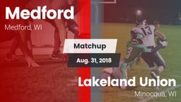 Matchup: Medford vs. Lakeland Union  2018