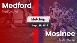 Matchup: Medford vs. Mosinee  2018