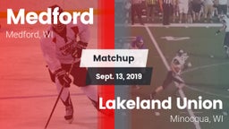 Matchup: Medford vs. Lakeland Union  2019