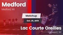 Matchup: Medford vs. Lac Courte Oreilles  2019