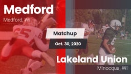 Matchup: Medford vs. Lakeland Union  2020