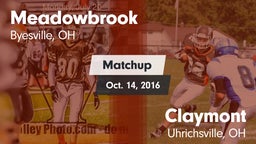 Matchup: Meadowbrook vs. Claymont  2016