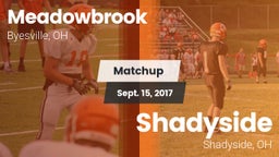 Matchup: Meadowbrook vs. Shadyside  2017