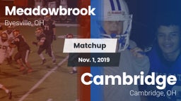 Matchup: Meadowbrook vs. Cambridge  2019