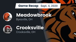 Recap: Meadowbrook  vs. Crooksville  2020