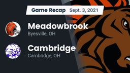 Recap: Meadowbrook  vs. Cambridge  2021