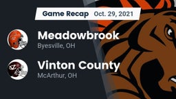 Recap: Meadowbrook  vs. Vinton County  2021