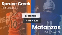 Matchup: Spruce Creek vs. Matanzas  2018