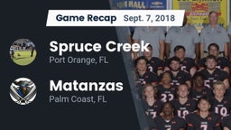 Recap: Spruce Creek  vs. Matanzas  2018