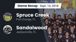 Recap: Spruce Creek  vs. Sandalwood  2018