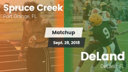 Matchup: Spruce Creek vs. DeLand  2018