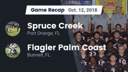 Recap: Spruce Creek  vs. Flagler Palm Coast  2018