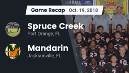 Recap: Spruce Creek  vs. Mandarin  2018