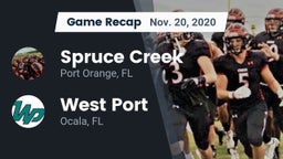 Recap: Spruce Creek  vs. West Port  2020