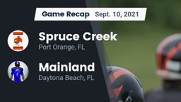 Recap: Spruce Creek  vs. Mainland  2021