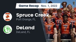 Recap: Spruce Creek  vs. DeLand  2022