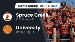 Recap: Spruce Creek  vs. University  2022