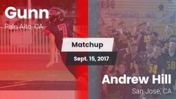 Matchup: Gunn vs. Andrew Hill  2017