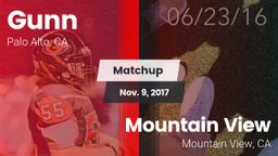 Matchup: Gunn vs. Mountain View  2017