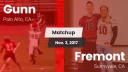 Matchup: Gunn vs. Fremont  2017