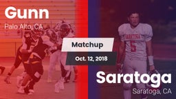 Matchup: Gunn vs. Saratoga  2018