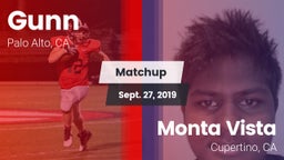 Matchup: Gunn vs. Monta Vista  2019