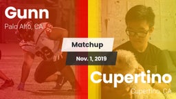 Matchup: Gunn vs. Cupertino  2019