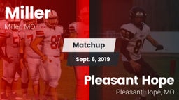 Matchup: Miller vs. Pleasant Hope  2019
