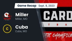 Recap: Miller  vs. Cuba  2023