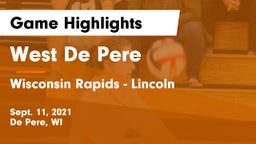 West De Pere  vs Wisconsin Rapids - Lincoln  Game Highlights - Sept. 11, 2021