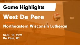 West De Pere  vs Northeastern Wisconsin Lutheran  Game Highlights - Sept. 18, 2021