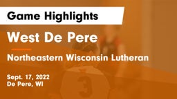West De Pere  vs Northeastern Wisconsin Lutheran  Game Highlights - Sept. 17, 2022