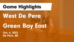 West De Pere  vs Green Bay East  Game Highlights - Oct. 6, 2022