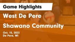 West De Pere  vs Shawano Community  Game Highlights - Oct. 15, 2022