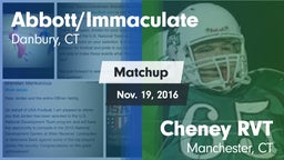 Matchup: Immaculate High vs. Cheney RVT  2016