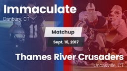 Matchup: Immaculate vs. Thames River Crusaders 2017