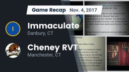 Recap: Immaculate vs. Cheney RVT  2017