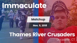 Matchup: Immaculate vs. Thames River Crusaders 2018