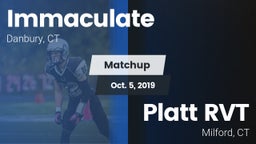 Matchup: Immaculate vs. Platt RVT  2019