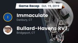 Recap: Immaculate vs. Bullard-Havens RVT  2019