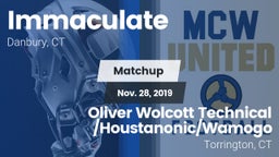 Matchup: Immaculate vs. Oliver Wolcott Technical /Houstanonic/Wamogo 2019